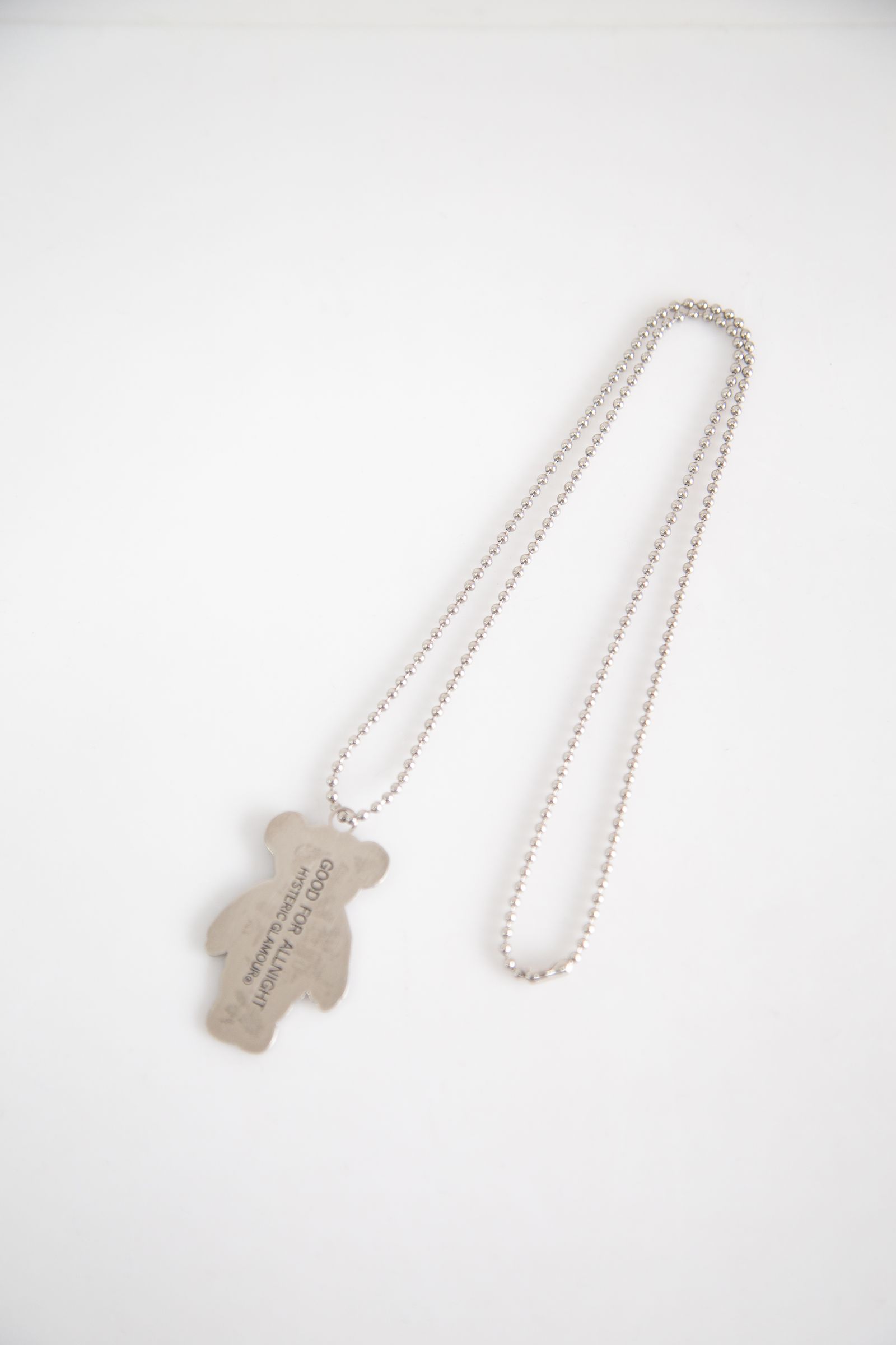 HYSTERIC GLAMOUR - HYSTERIC TEDDY ボールチェーンネックレス | Tempt