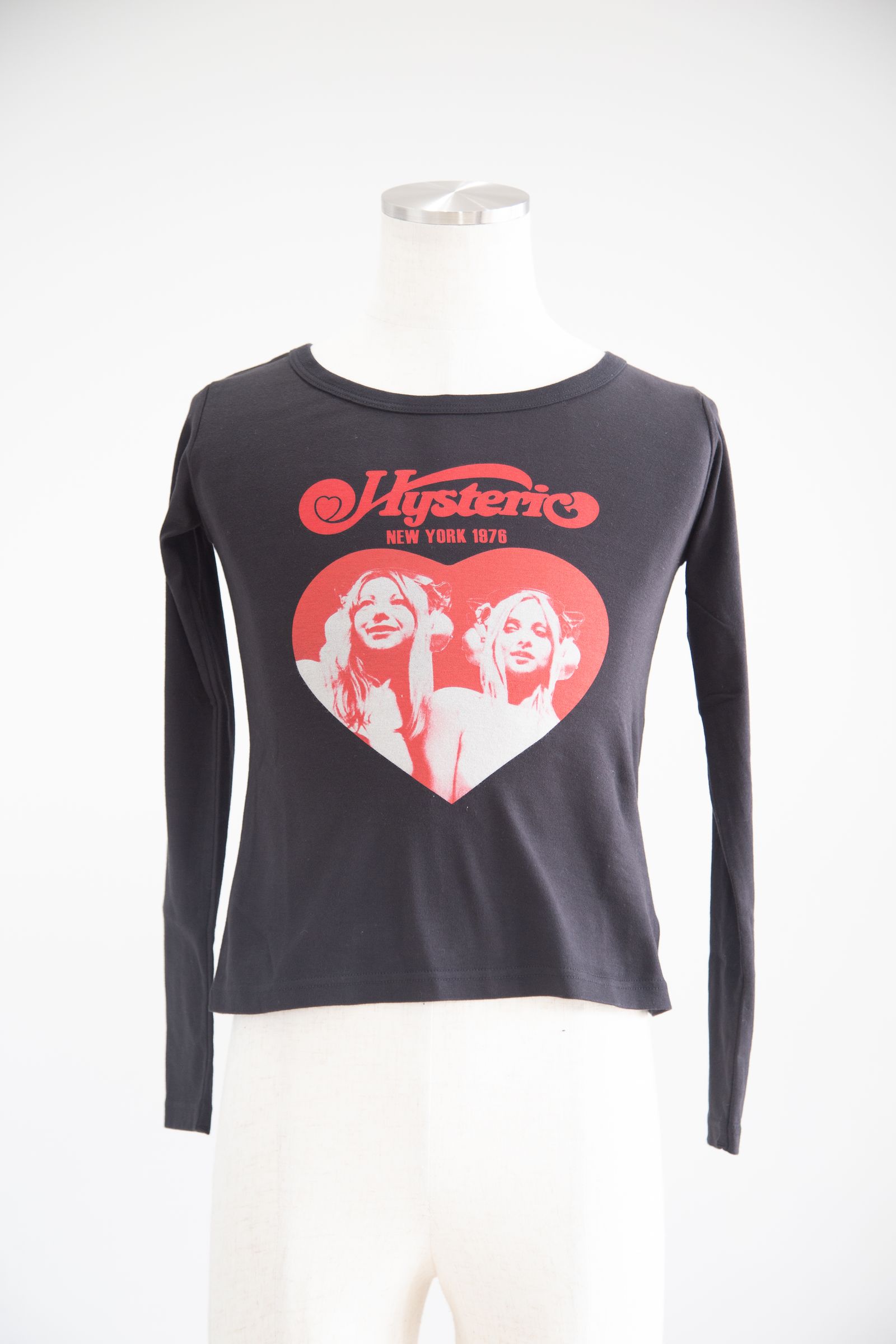 HYSTERIC GLAMOUR - HYSTERIC HEART チビTシャツ / ブラック | Tempt