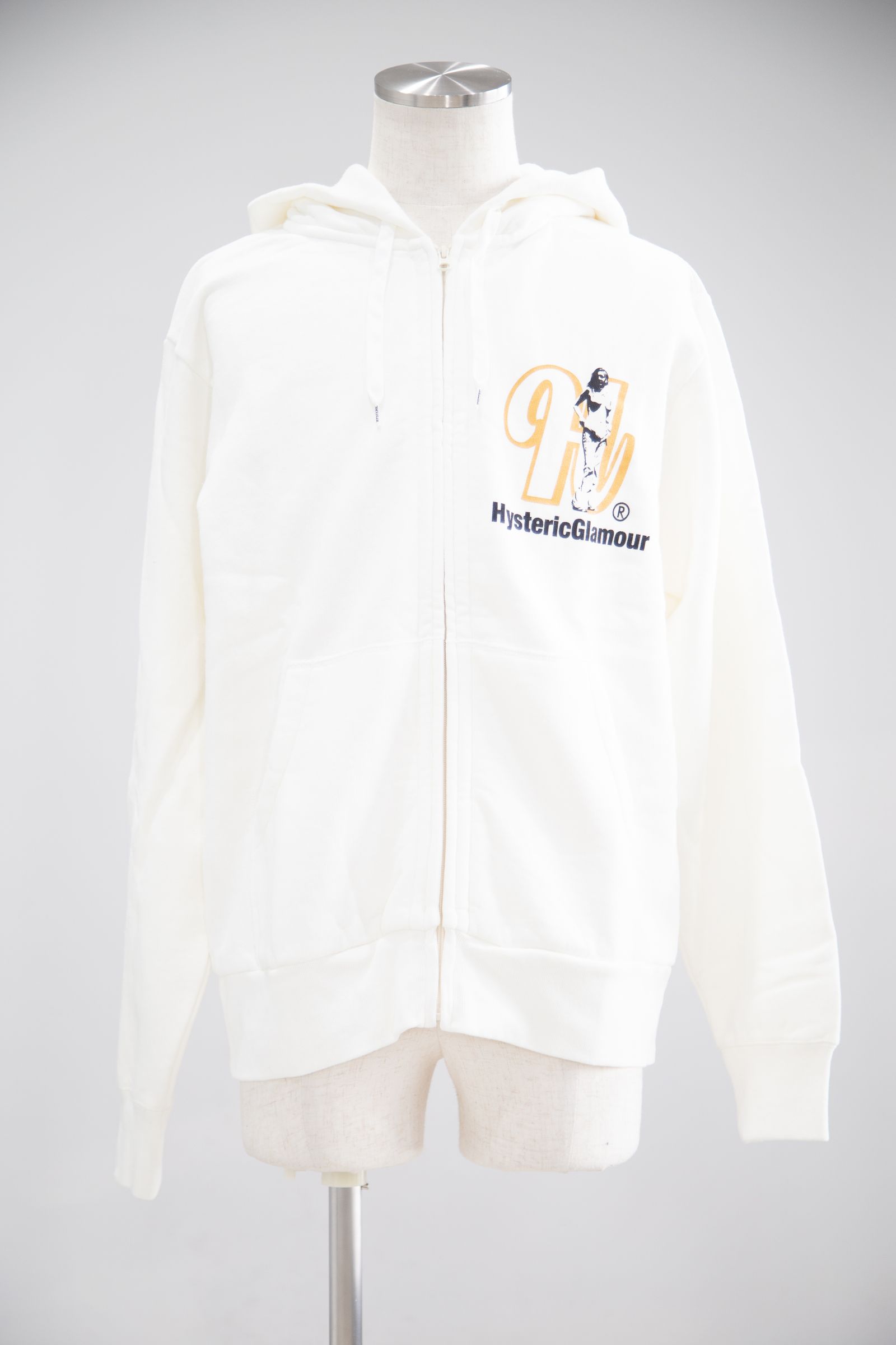 HYSTERIC GLAMOUR - I'M HYSTERIC IT パーカー / ホワイト | Tempt