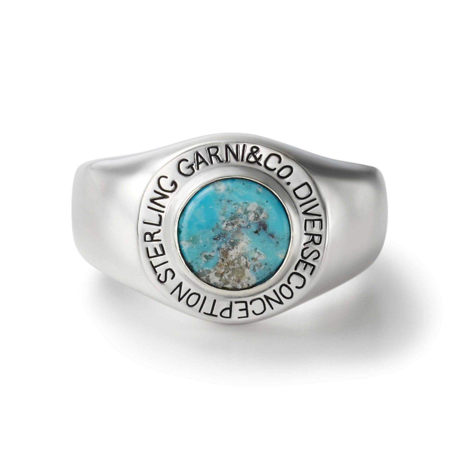 GARNI - Round Stone Ring - L / ブルー | Tempt