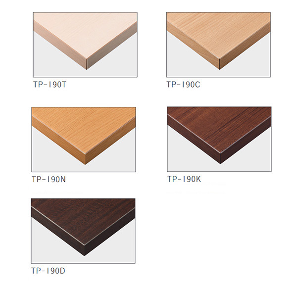 TP-190 メラミン共巻き天板 テーブル天板 クオン（QUON）｜店舗家具