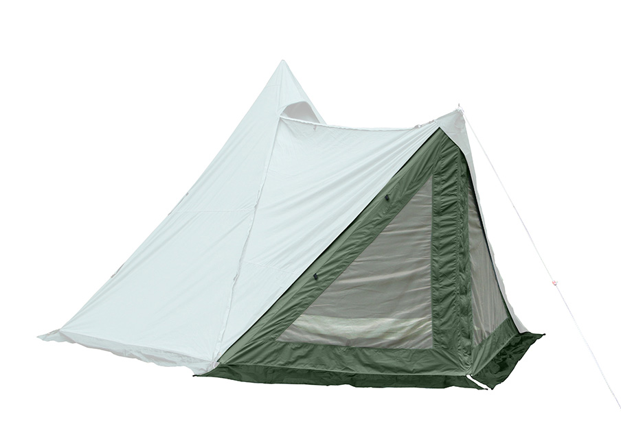 サーカスTC DX専用窓付きフロントフラップダックグリーン｜TENT
