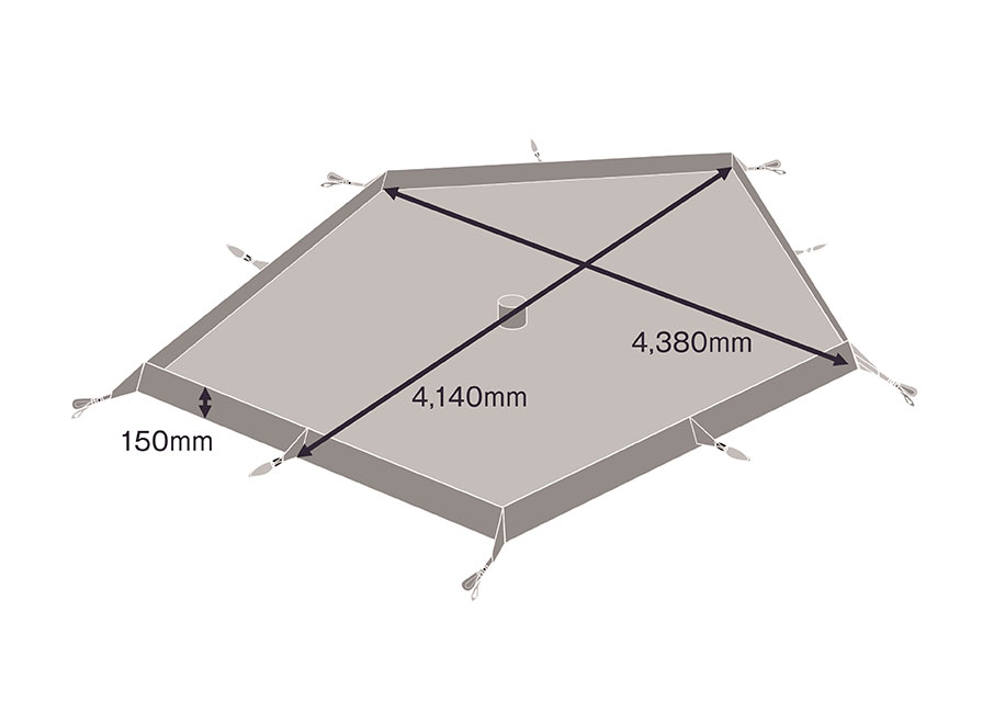 サーカスTC MID グラウンドシート フル｜TENT｜PRODUCTS｜tent-Mark