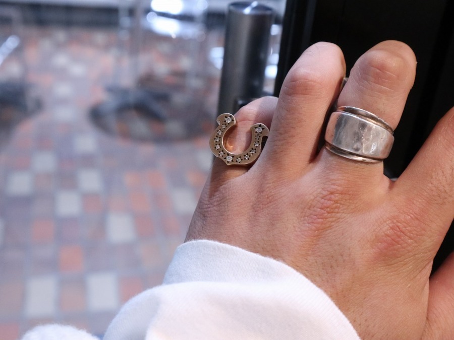 TENDERLOIN/テンダーロイン】8Kホースシューリング T-H.S RING GOLD