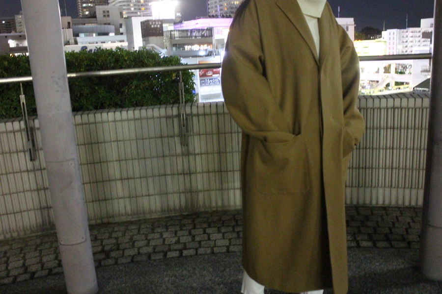 HYKE（ハイク）より未使用のチェスターコートが入荷致しました