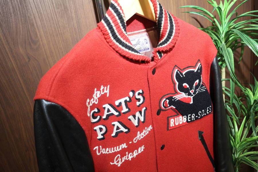 存在感大”CAT'S PAW”…【WHITESVILLE 】スタジャン入荷です。[2016.02