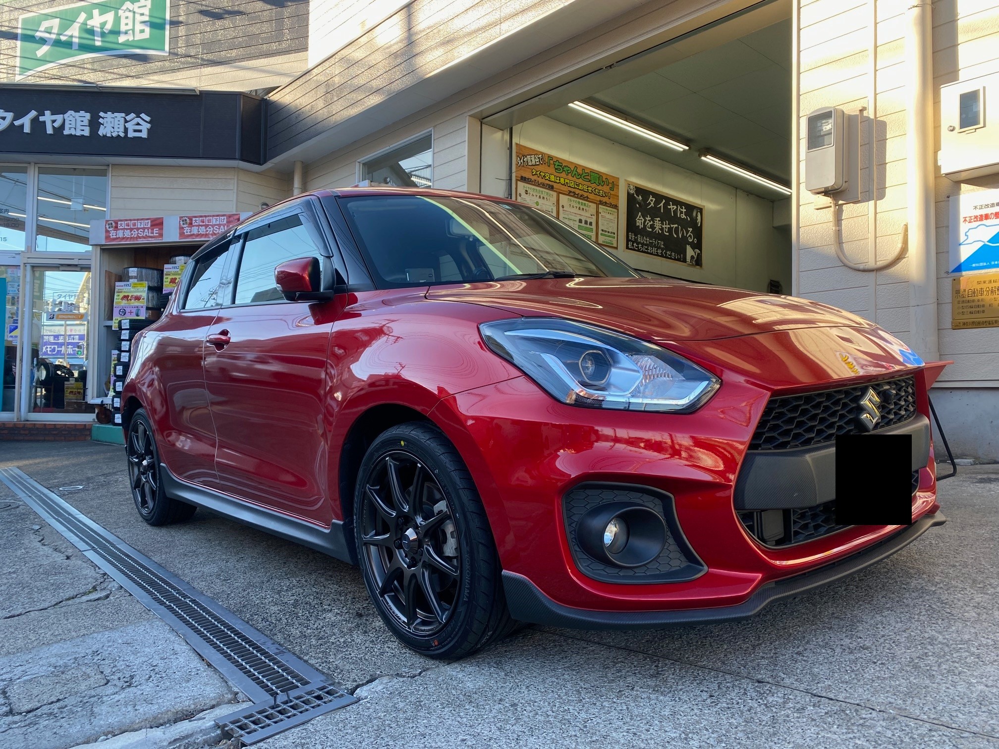 スズキ スイフトスポーツ WedsSport SA-99R 17インチ 取付 | 店舗お