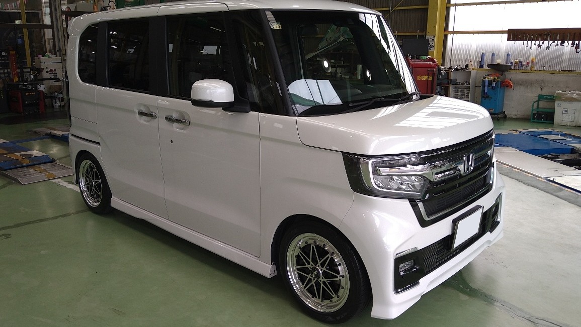 N-BOX】WORKエクイップ03＆ポテンザ取付けました☆ | 店舗おススメ情報