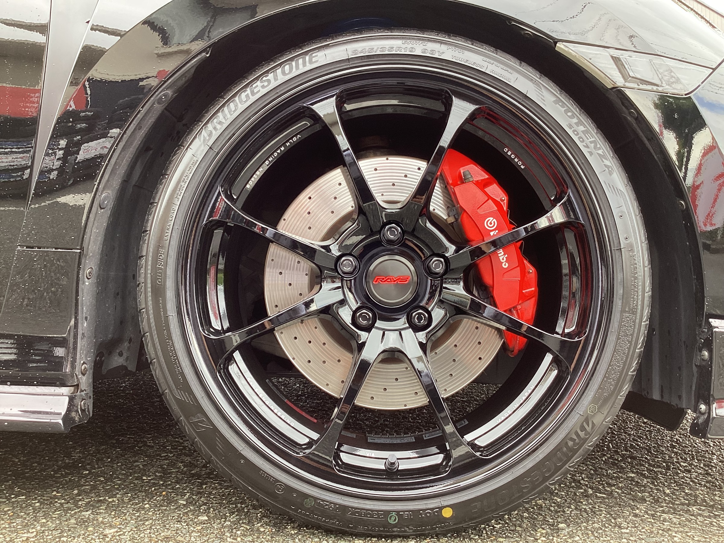 FK8 ホンダ シビックタイプR レイズNE24 クラブスポーツ を装着しま