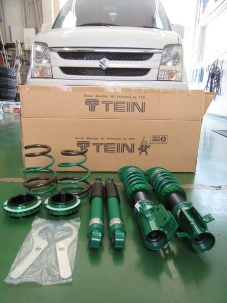 ワゴンR MH21S テインストリートフレックス車高調 取り付け | 店舗お