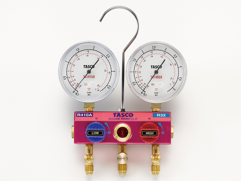 R410AR32用ボールバルブ式ゲージマニホールドキット | 株式会社