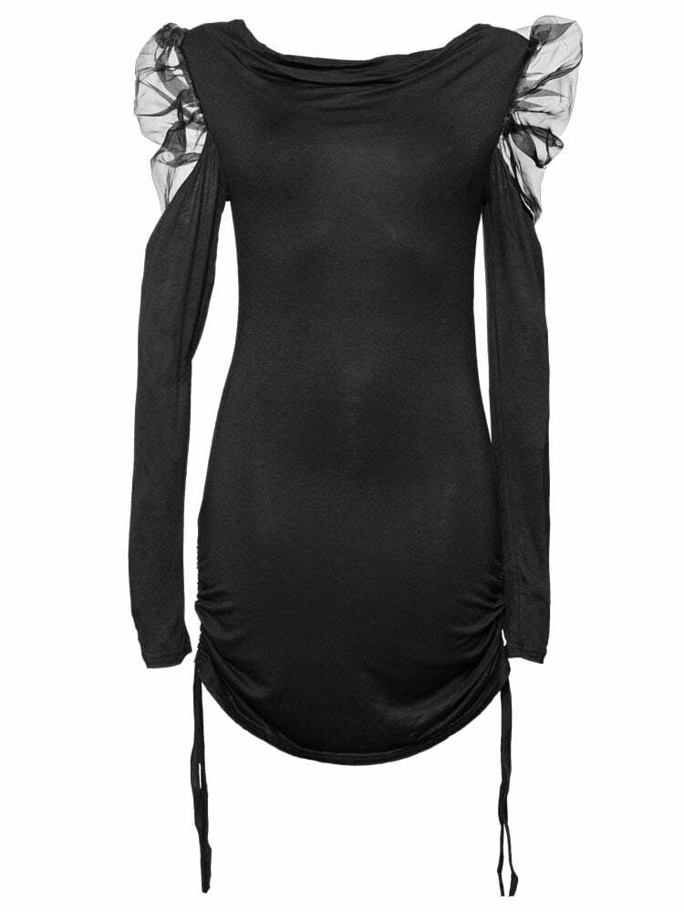 Queen of Darkness mini dress angel wings
