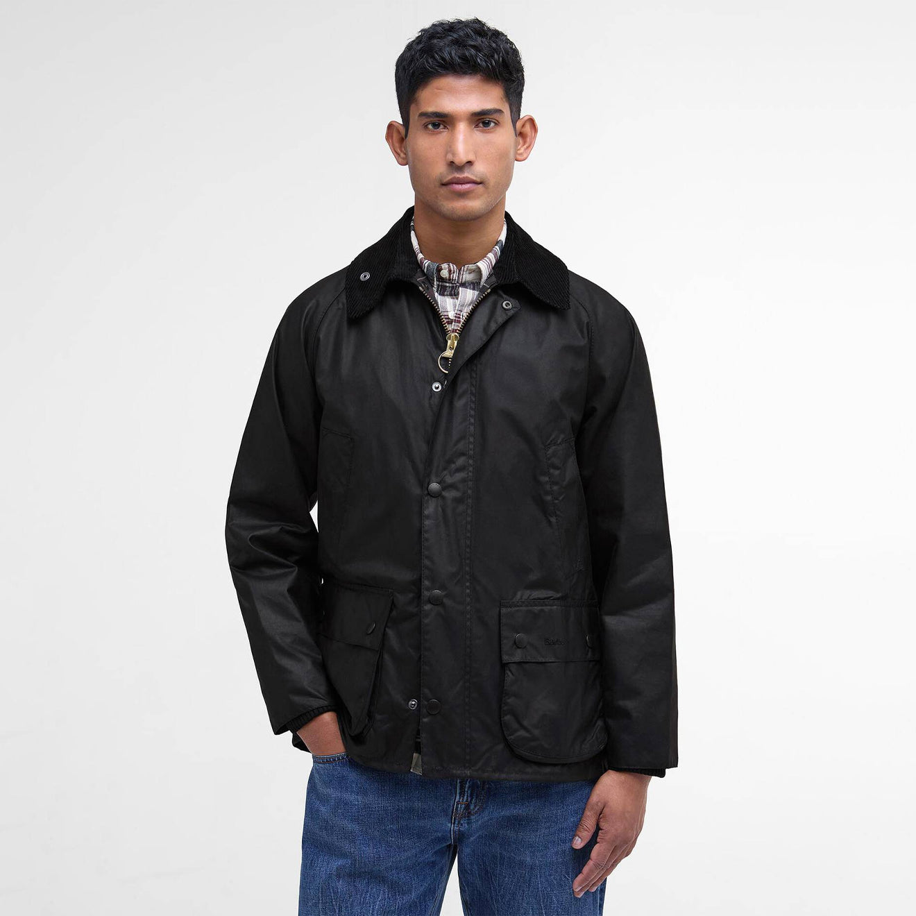 Barbour Bedale Wax Jacket Black | The Sporting Lodge