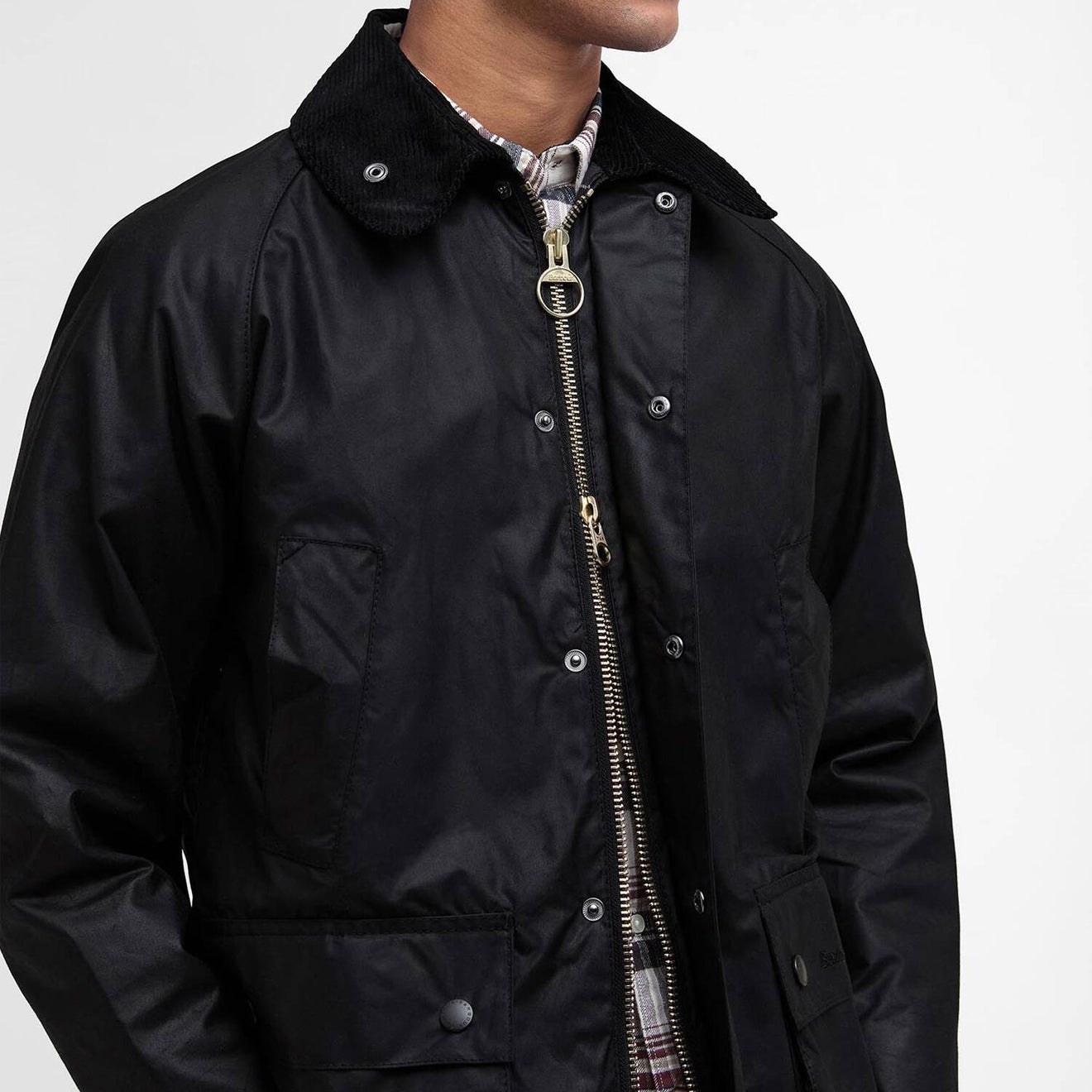 Barbour Bedale Wax Jacket Black | The Sporting Lodge