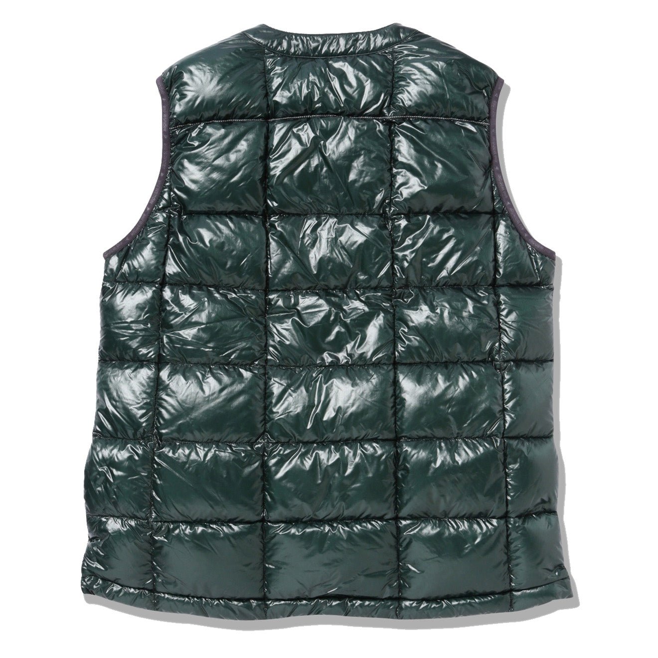And Wander Diamond Stitch Down Vest Green | The Sporting Lodge