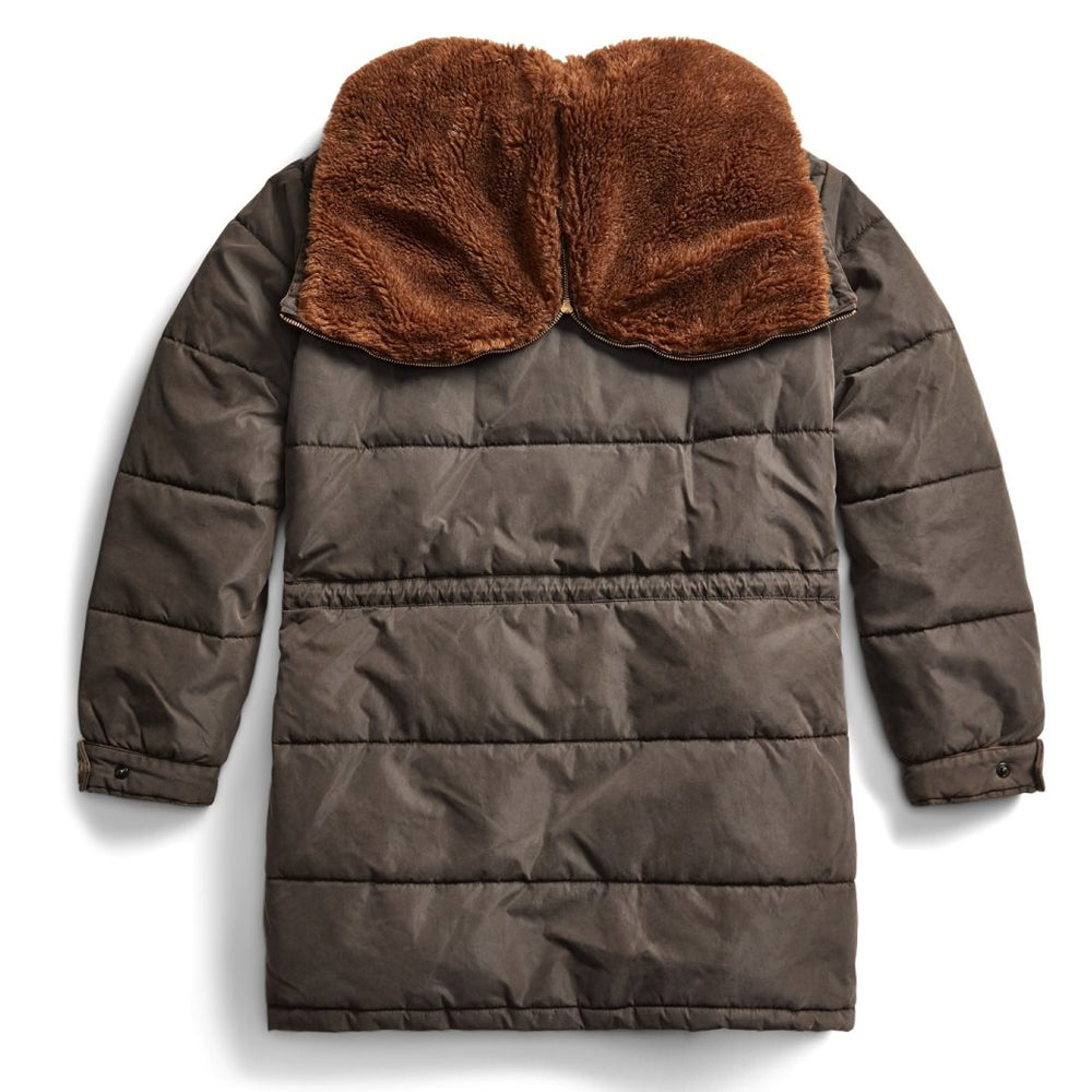 RRL by Ralph Lauren Coated Twill Parka Vintage Black | The