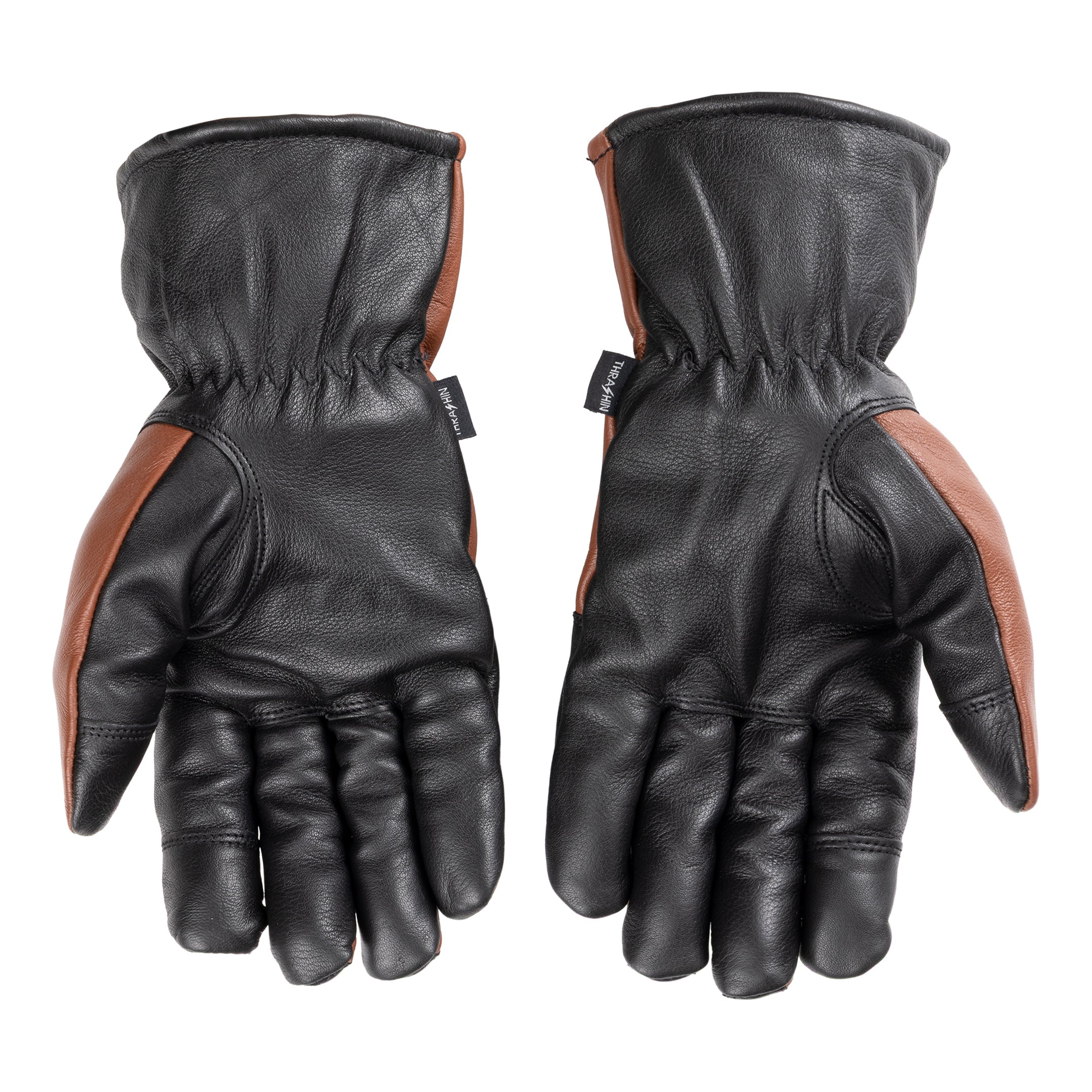 Thrashin Supply® Ace Roper Glove - Leather - Black / Brown