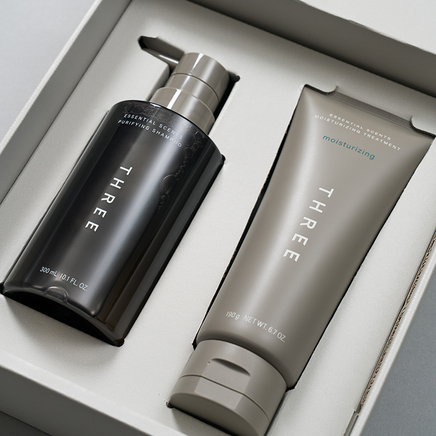 THREE エッセンシャルセンツ ヘア リチュアル セット | スキャルプ