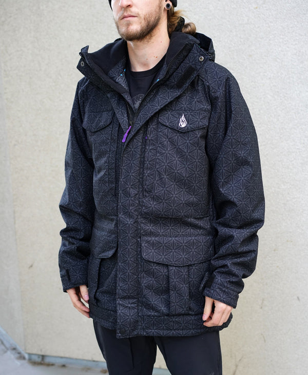 Axis Onyx Jacket by Threyda - Threyda Art and Apparel