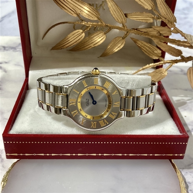 自分へのご褒美に】ヴィンテージカルティエ・マスト21(ヴァンテアン)の