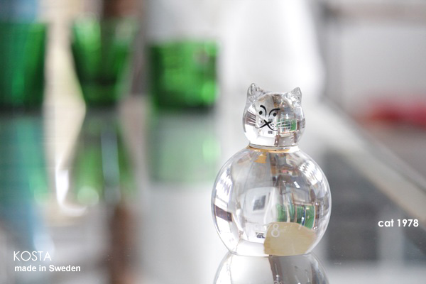 Kosta Boda Familjen /1978年 house cat