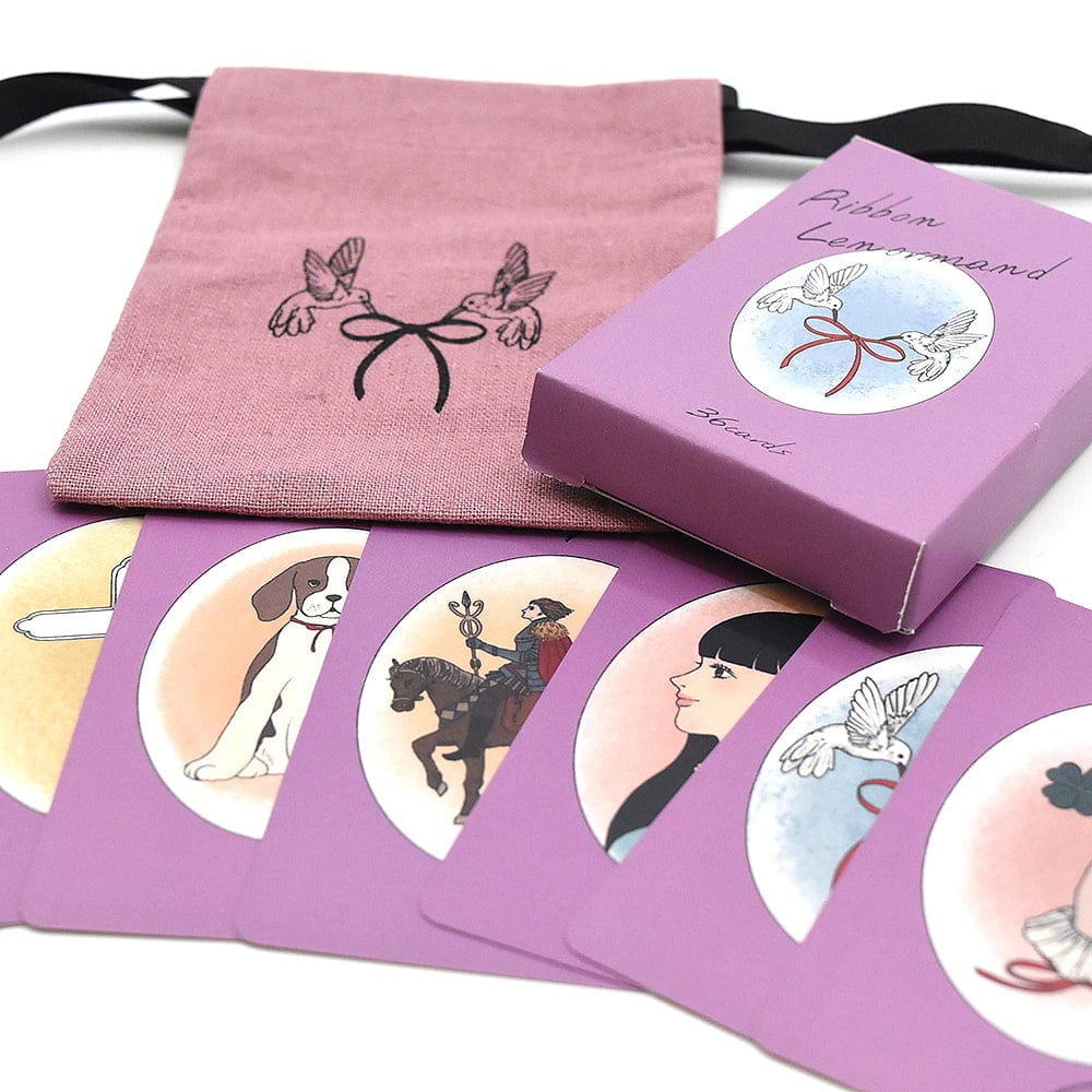 リボンルノルマン＆ポーチセット - Ribbon Lenormand & Pouch Set の