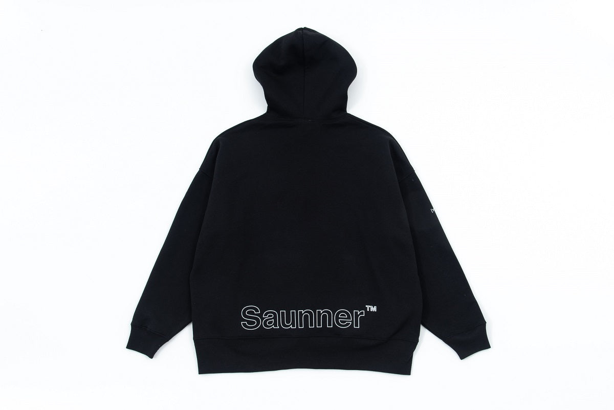 Saunner™️ Back to Black Hooded Sweatshirt – SHOP [TTNE]