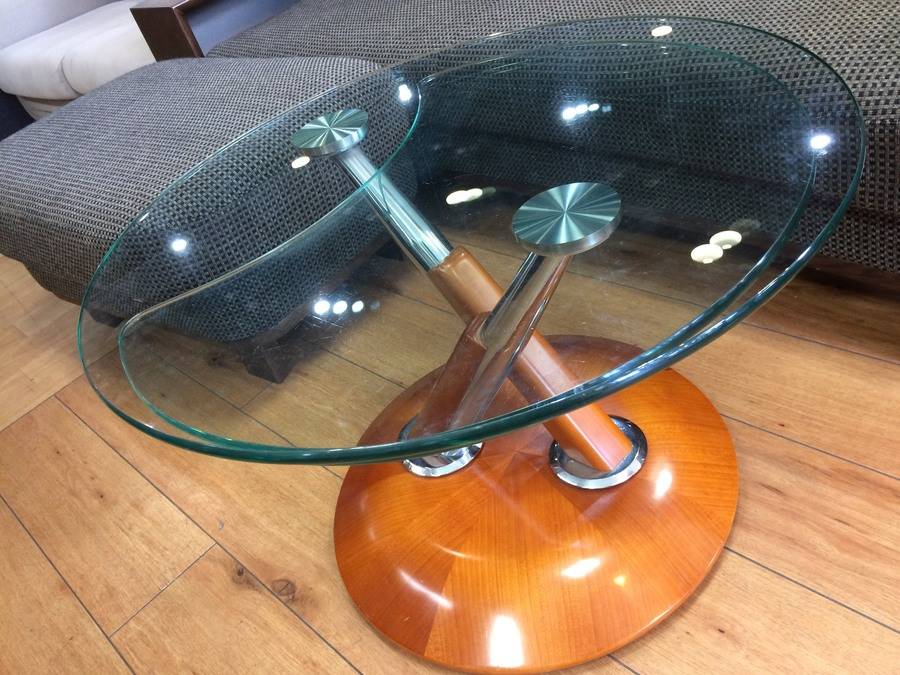 最終値下げ】Ronald Schmitt ガラスサイドテーブル 値下げ/IDC OTSUKA