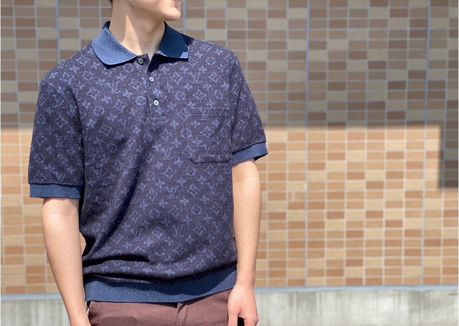 LOUIS VUITTON(ルイヴィトン)から、濃いネイビーが特徴的なポロシャツ