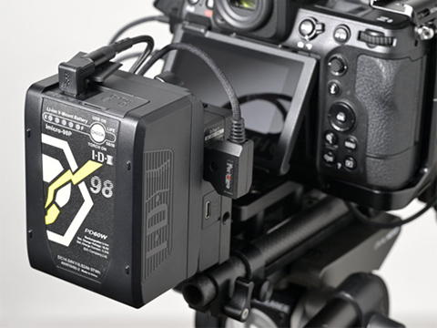 Imicro-98P】 IDX Vマウントマイクロタイプ リチウムイオンバッテリー