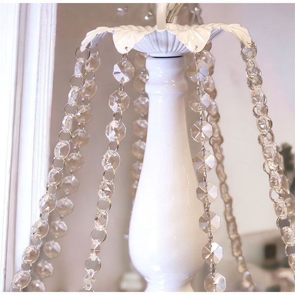 LED対応】 クリスタルガラスシャンデリア 8灯(レフィネメント