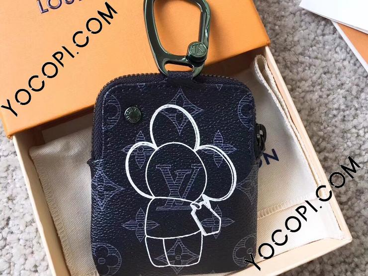 M62895】 LOUIS VUITTON ルイヴィトン ZIP KEY RING ジップ キーリング