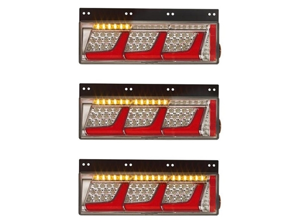 小糸 オールLEDリアコンビネーションランプ シーケンシャル 3連レッド