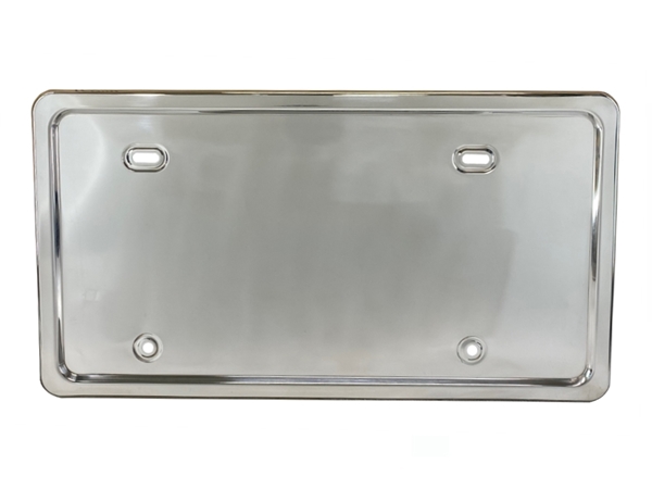 ステンレス ナンバー枠 大型用 薄型 プレス型 - トラックボディパーツ