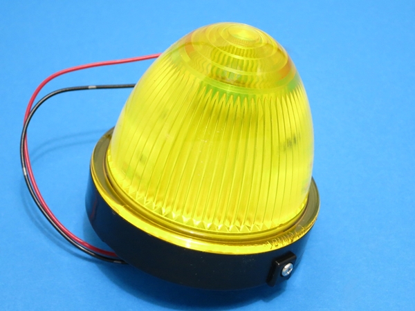 LEDアクリルマーカー 輝ら 24V 黄 (黒ベース) SM-10A - トラックボディ