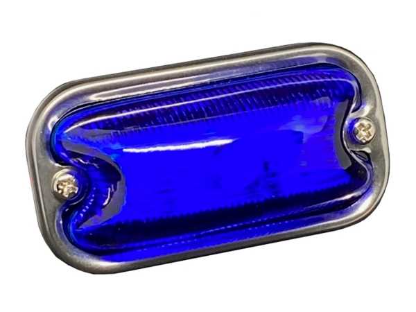 LO-100 LED角型マーカー アクリルレンズ 青 24V - トラックボディ