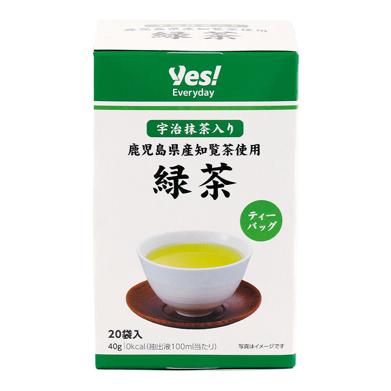 宇治抹茶入り 鹿児島県産知覧茶使用 緑茶（ティーバッグ） 20袋入