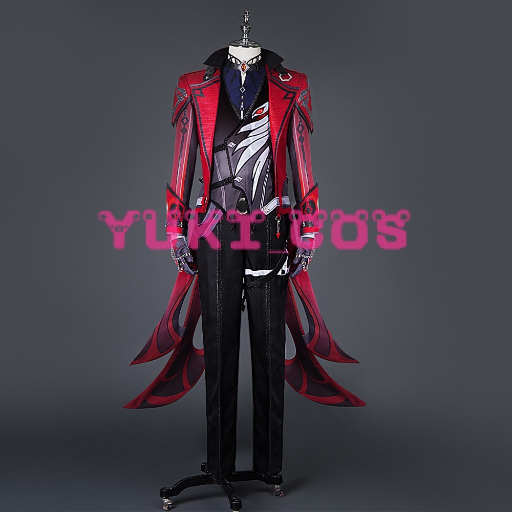 原神 げんしん ディルック レッドデッド・オブ・ナイト コスプレ衣装