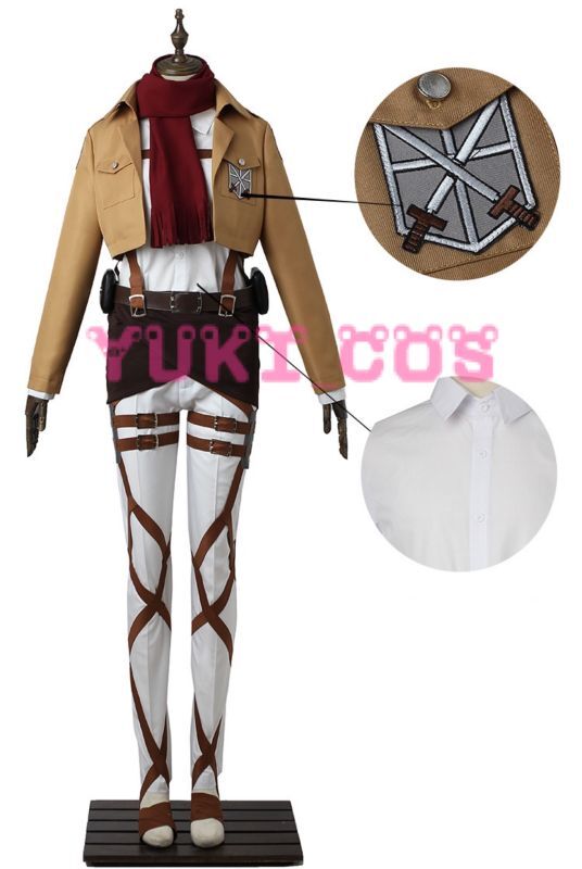 進撃の巨人 ミカサ 調査兵団 コスプレ衣装