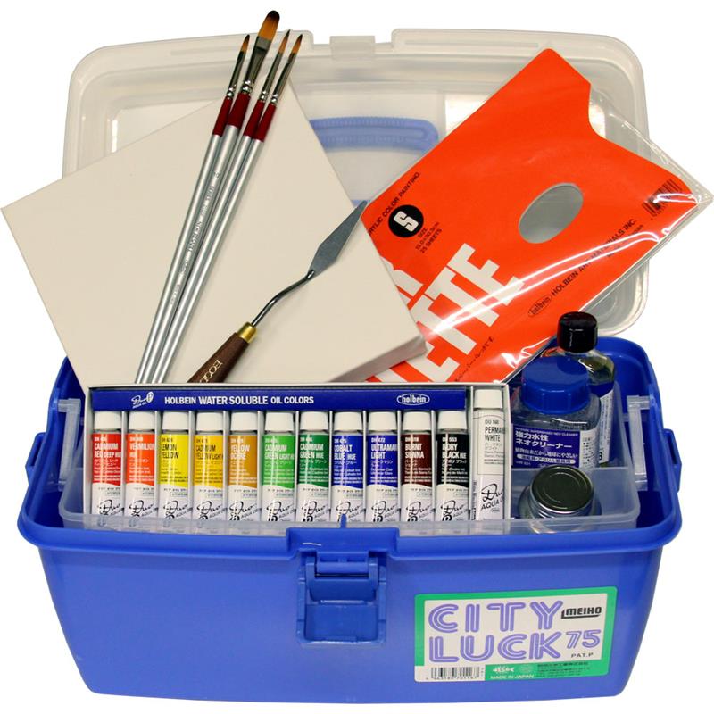 ゆめ画材 オリジナル DUO油絵具 キャンバス付き スタート一式セット