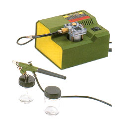 PROXXON No.22600 ミニ・コンプレッサー エアーブラシ セット | ゆめ画材