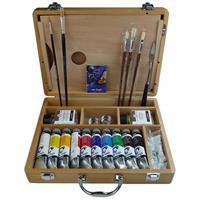 ゆめ画材 オリジナル ヴァンゴッホ 油絵セット 木箱入り | ゆめ画材