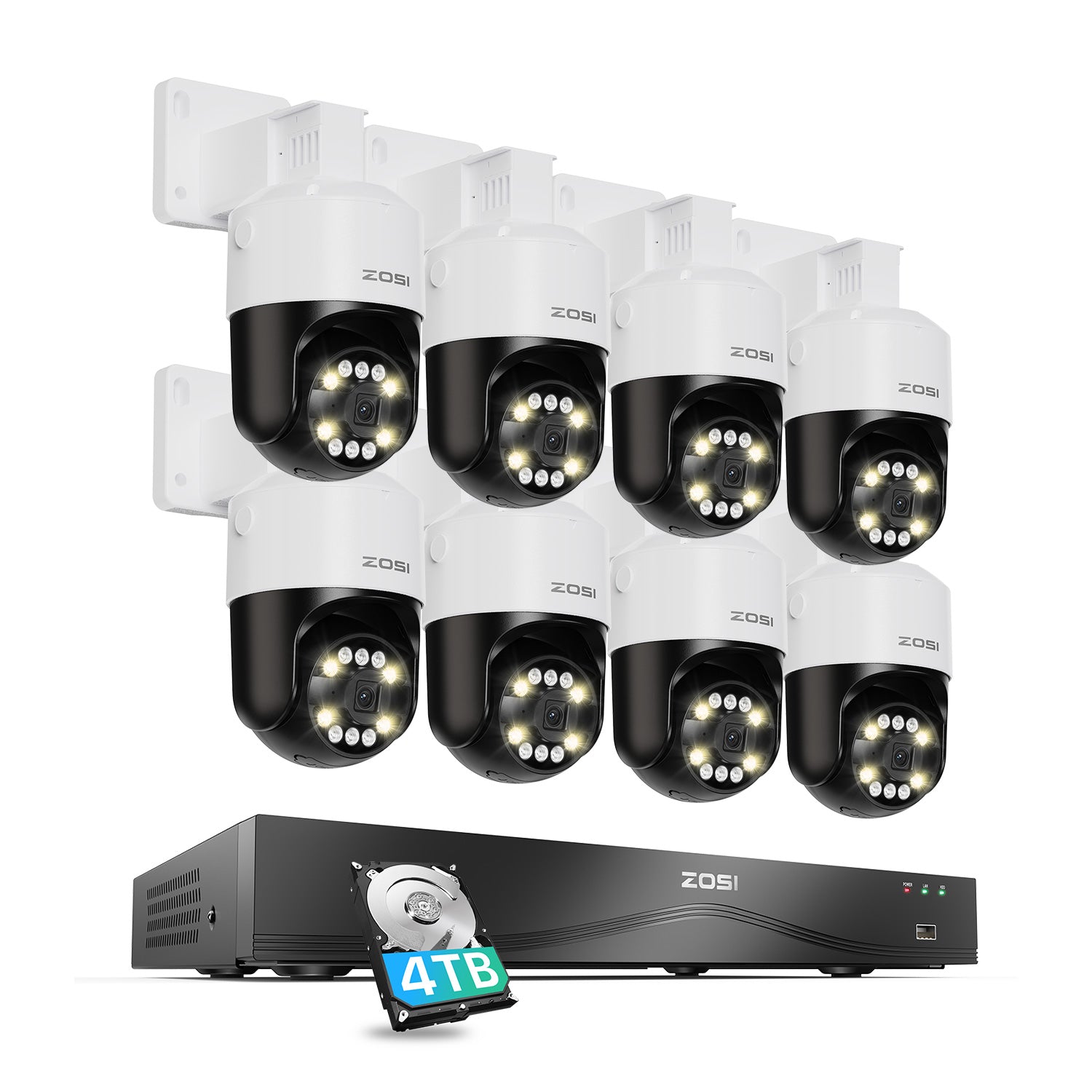 C296 4K 16 Channel Pan-Tilt Security System - Zosi