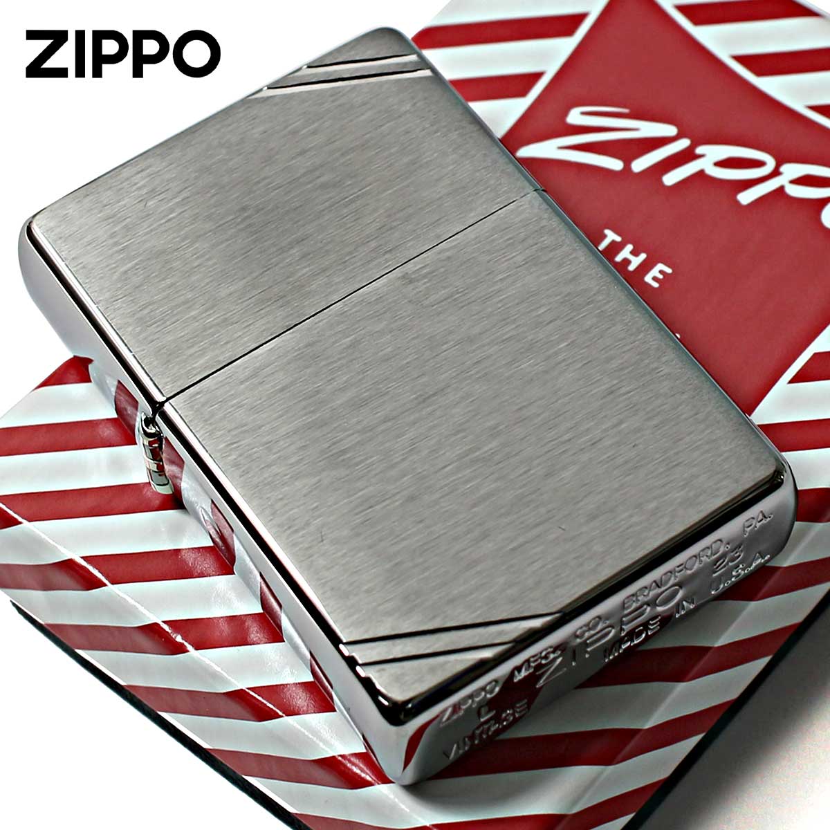Zippo ジッポー 1937レプリカ 無地 シルバー つや消し フラットトップ