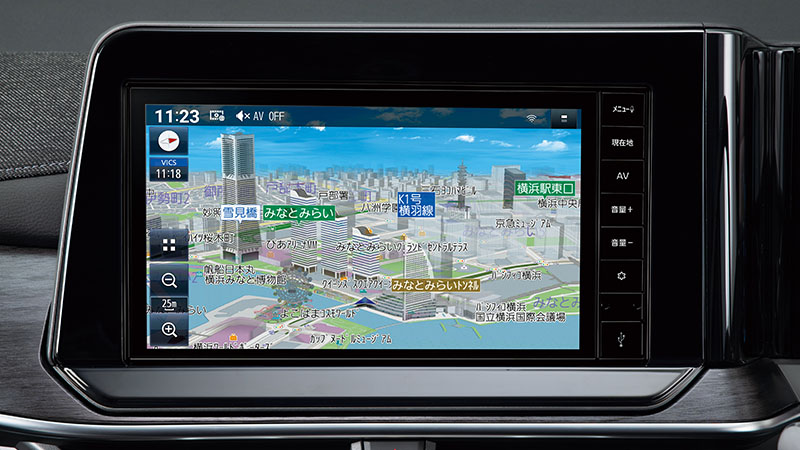 日産：オプショナルパーツ | オーラ【AURA】 | ナビゲーション／周辺