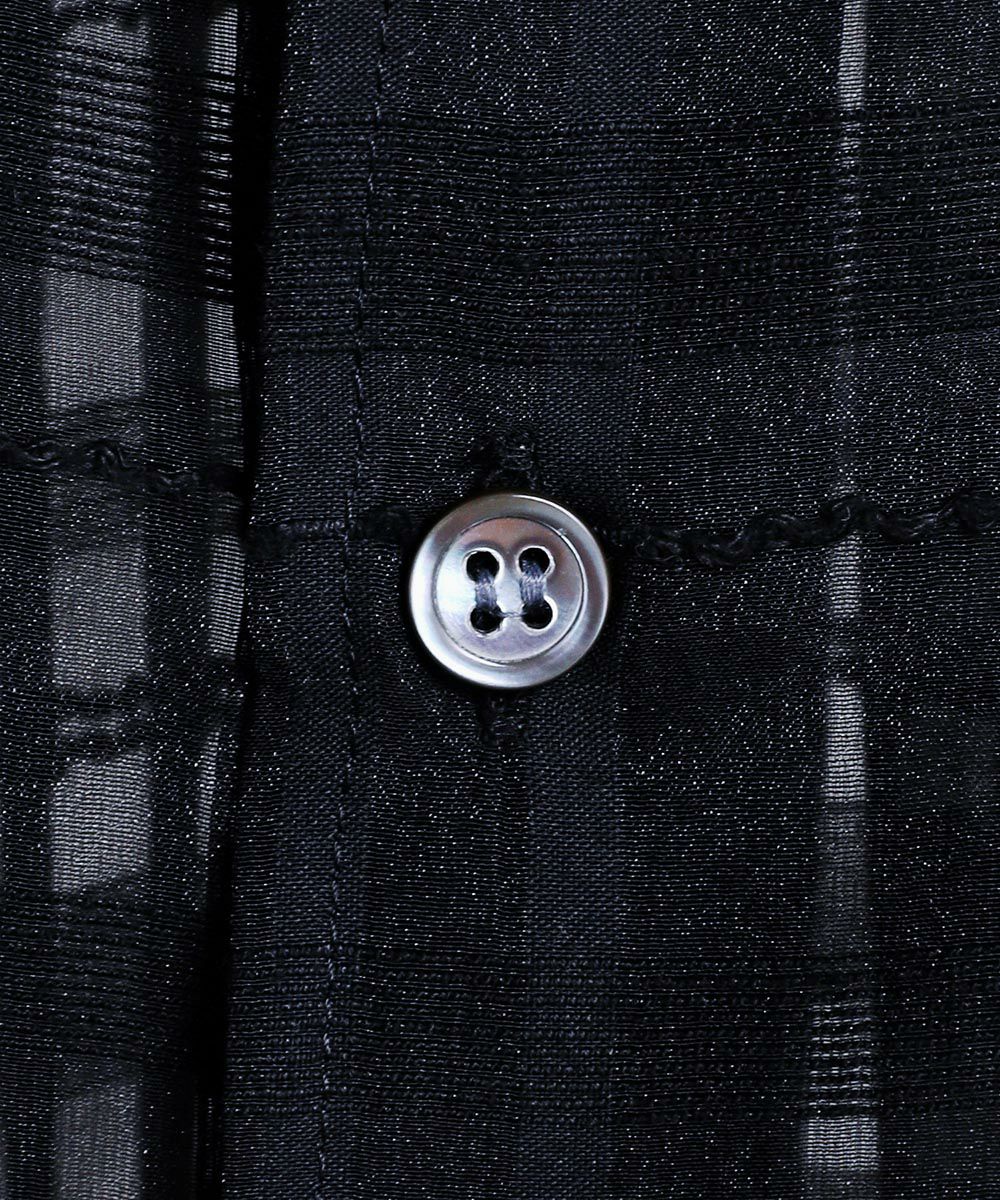 VICTIM × OPENING ACT]BLACK LACE BIG SHIRT | OPENING ACT