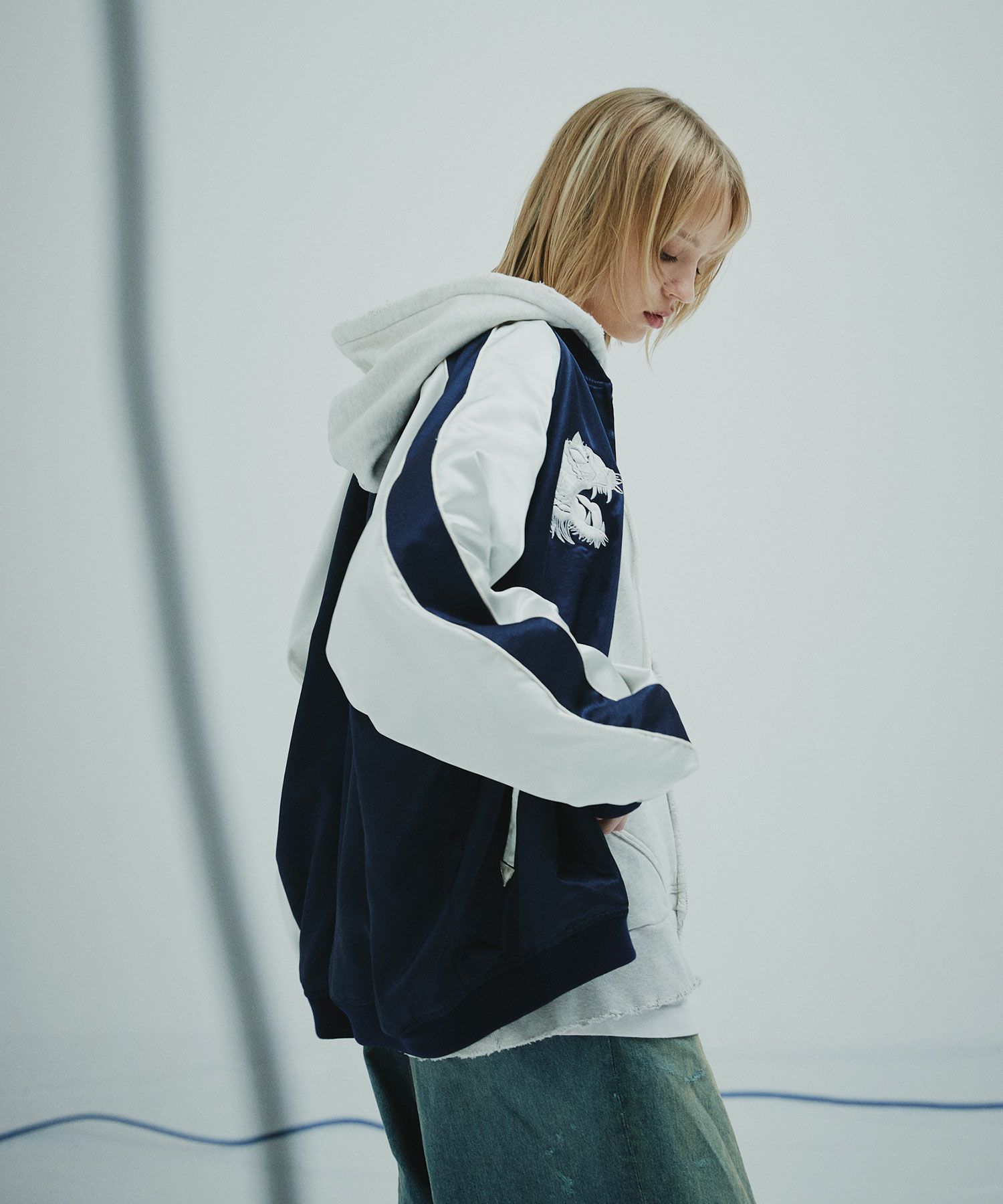 OPENING ACT] ビンテージデザイン虎刺繍スカジャン | OPENING ACT