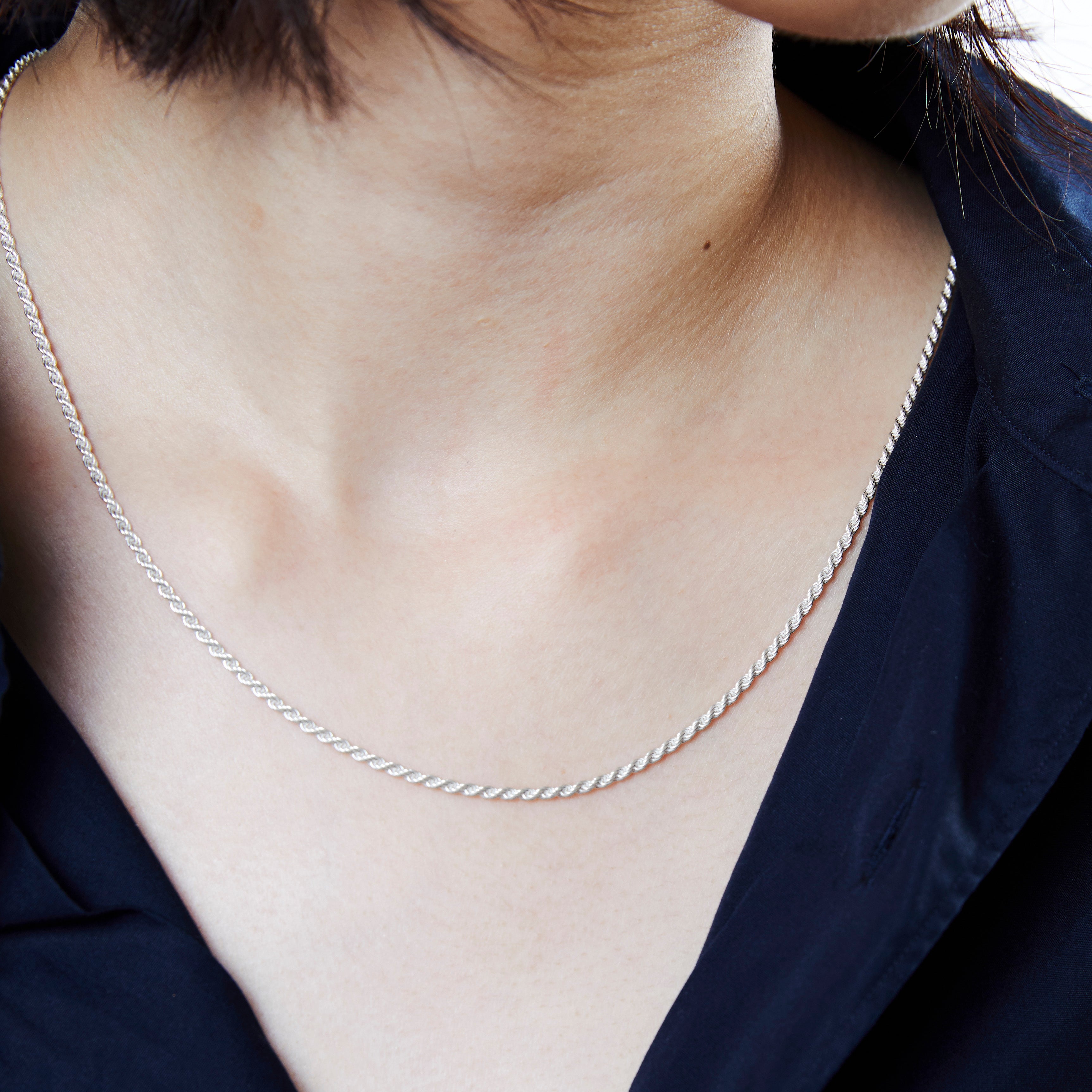 French Rope Link Necklace – XOLO JEWELRY