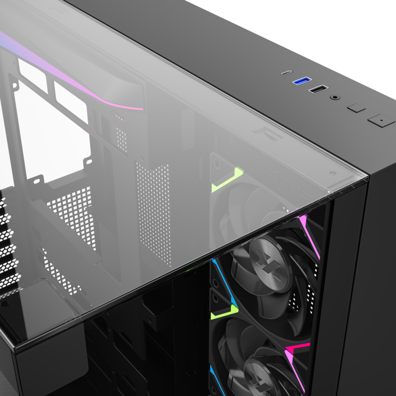 XYZ TESSERACT Black ARGB - XYZ PC Gear