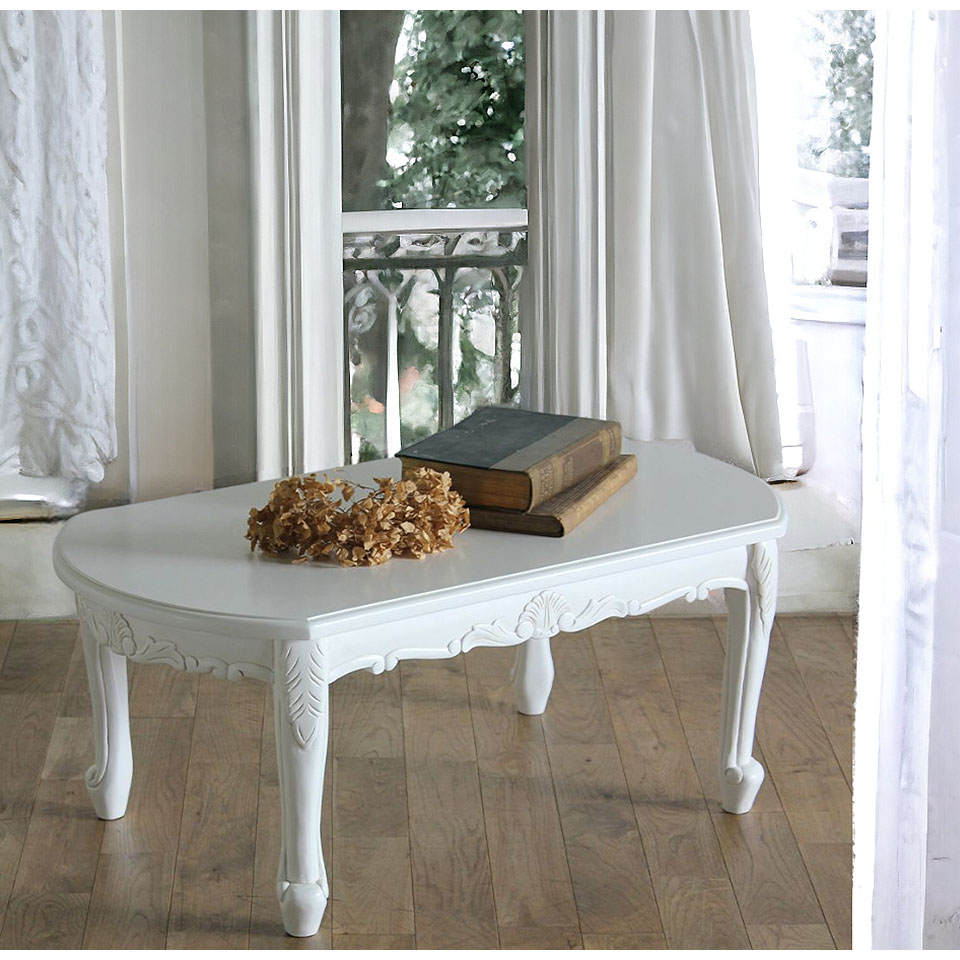 姫系家具 ヴィオレッタ・センターテーブル 幅80cm｜Y-KAGU(輸入家具屋